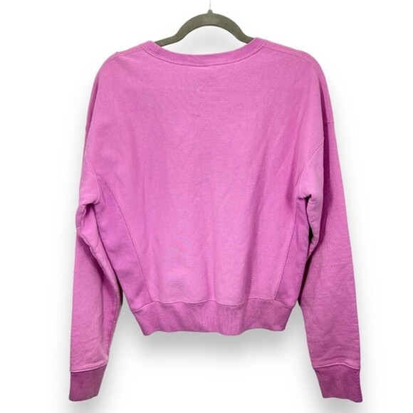 Champion Reverse Weave Bubblegum Pink Crew Neck Sweatshirt Women's M - Picture 2 of 7